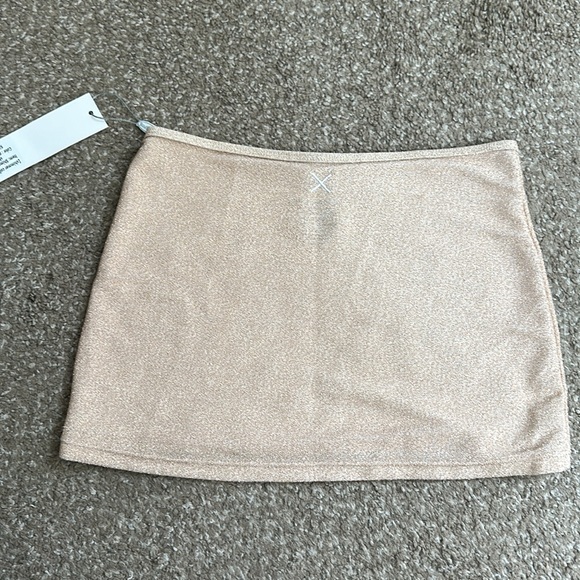 Boutine LA Gold Dust Shimmer Mini Skirt - Picture 4 of 4